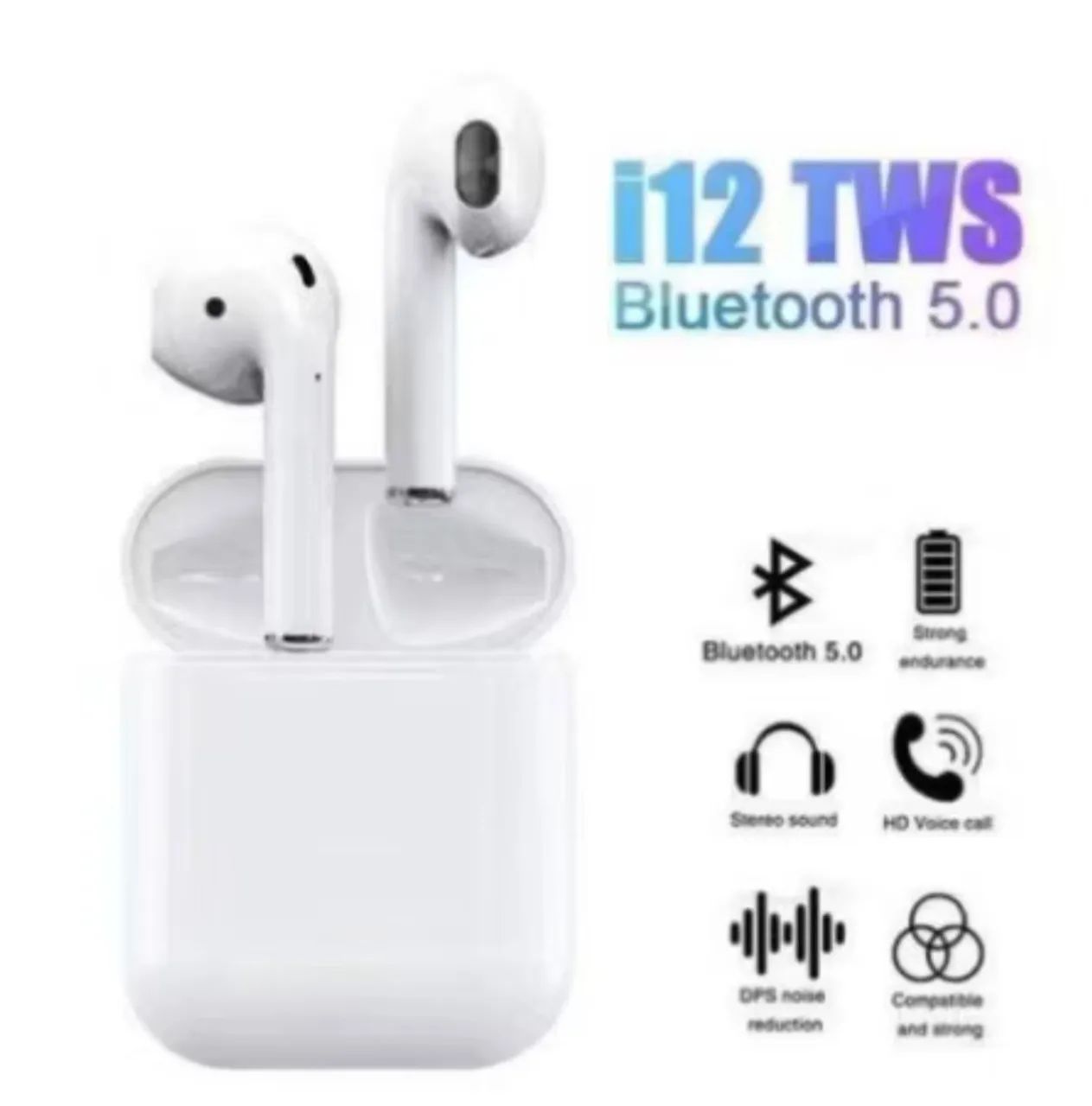 Fone de ouvido i12 TWS Bluetooth - Sem Fio - Foto 5