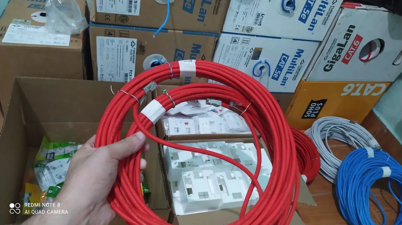 CABO DE REDE INTERNET CAT6/CAT5E PARA ROTEADOR/PS4/PS5/NOTEBOOK<br> - Foto 2