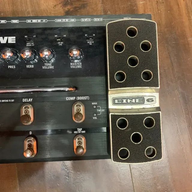 Pedaleira Pod X3 Live Line 6 100% + Fonte Original - Instrumentos