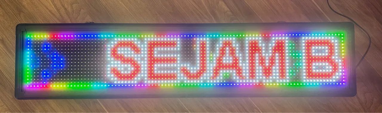 Painel LED Colorido Exterior