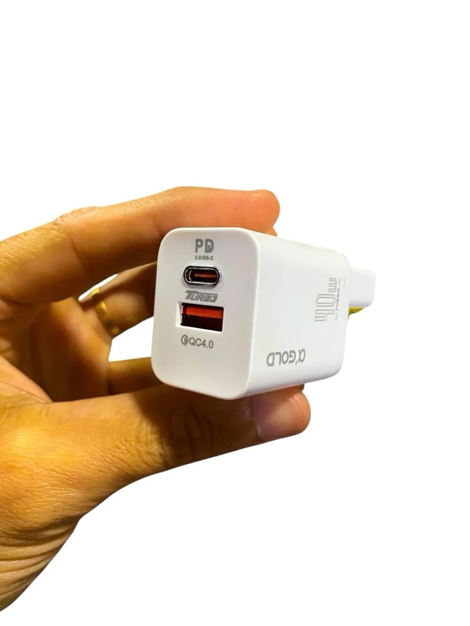 Carregador Turbo 40W AGOLD 15 Pro USB-C - Foto 2