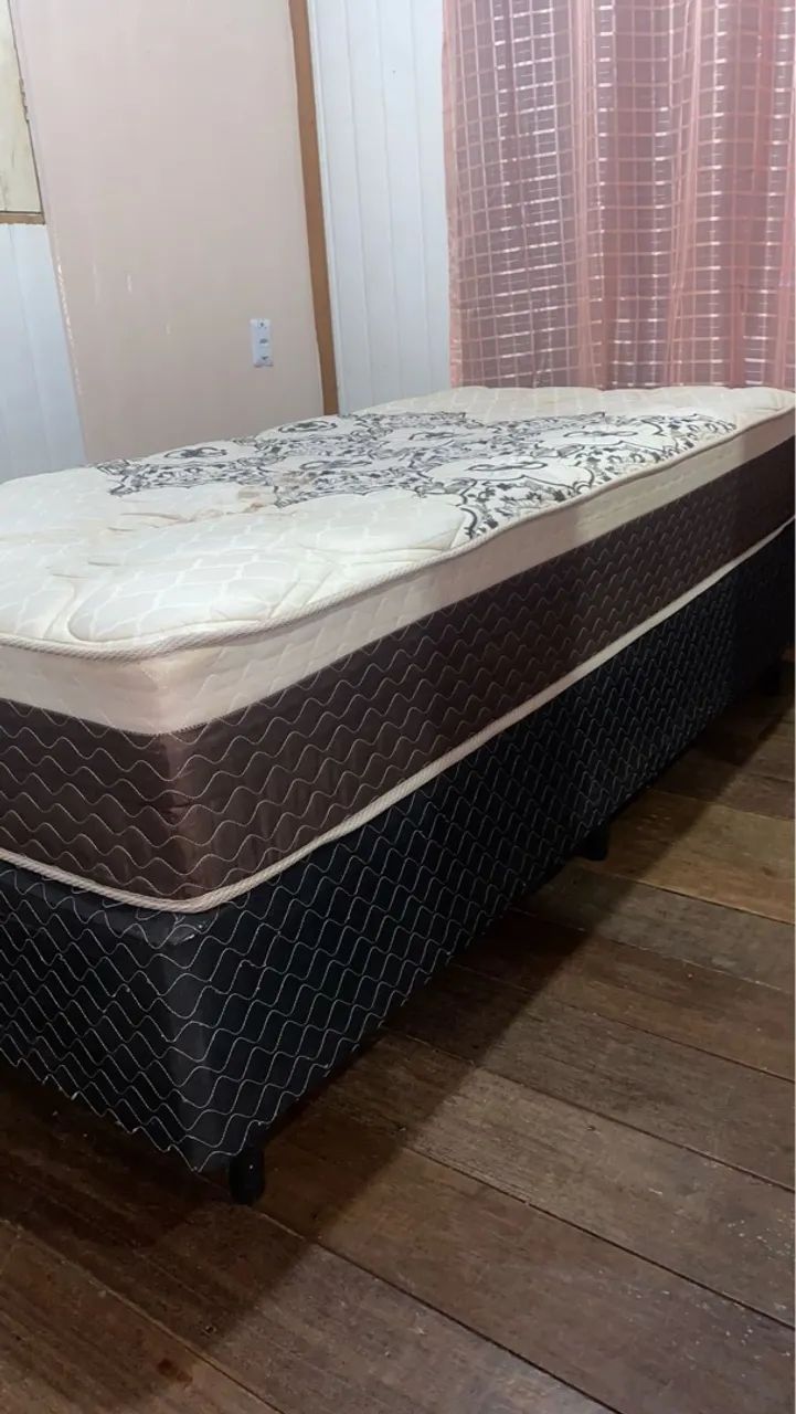 Cama Box Solteiro completa