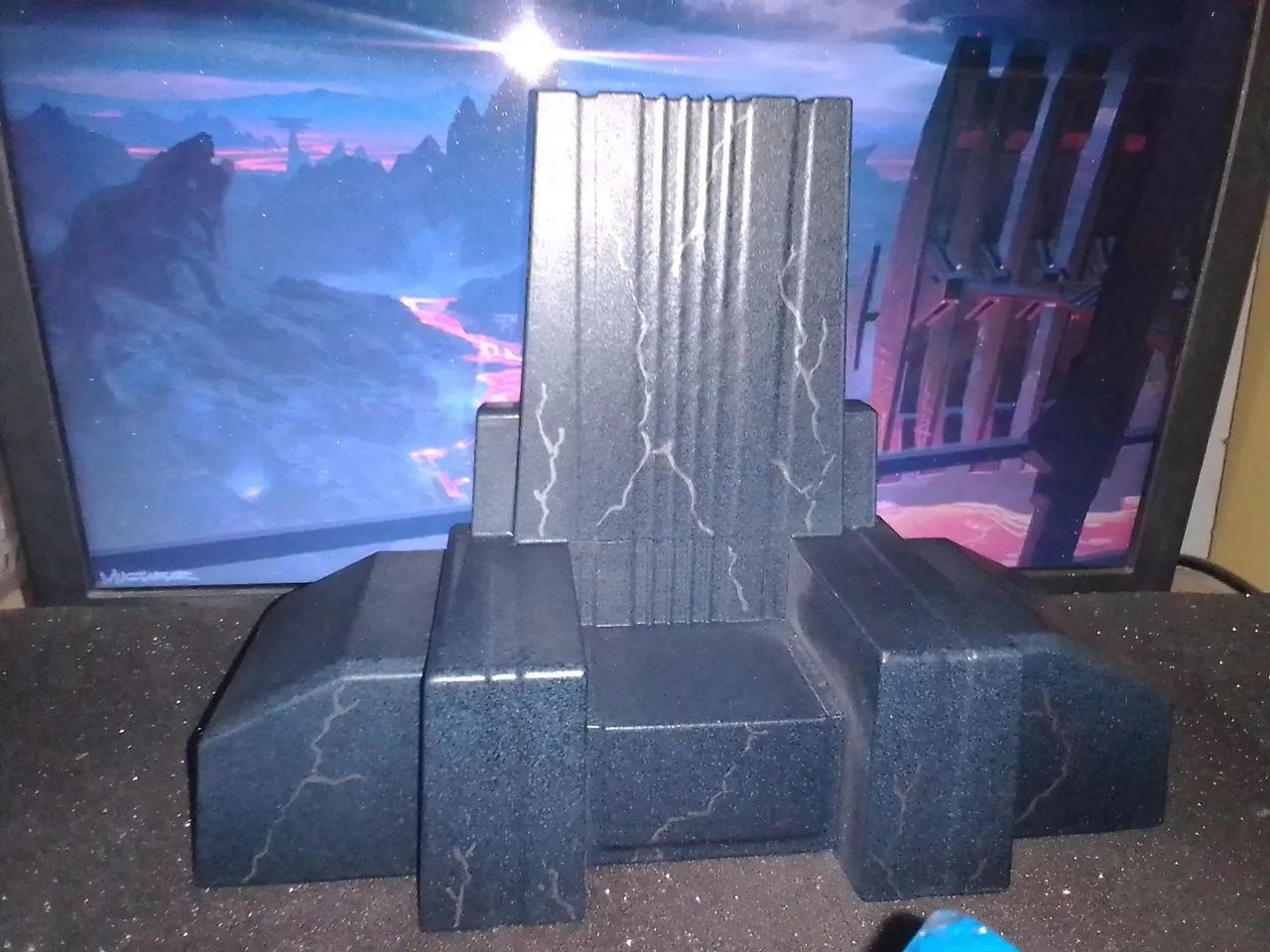 Star wars trono do Darth Vader para bonecos black series  - Foto 4