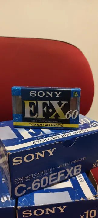 K7 Sony EFX 60 - Novo Lacrado