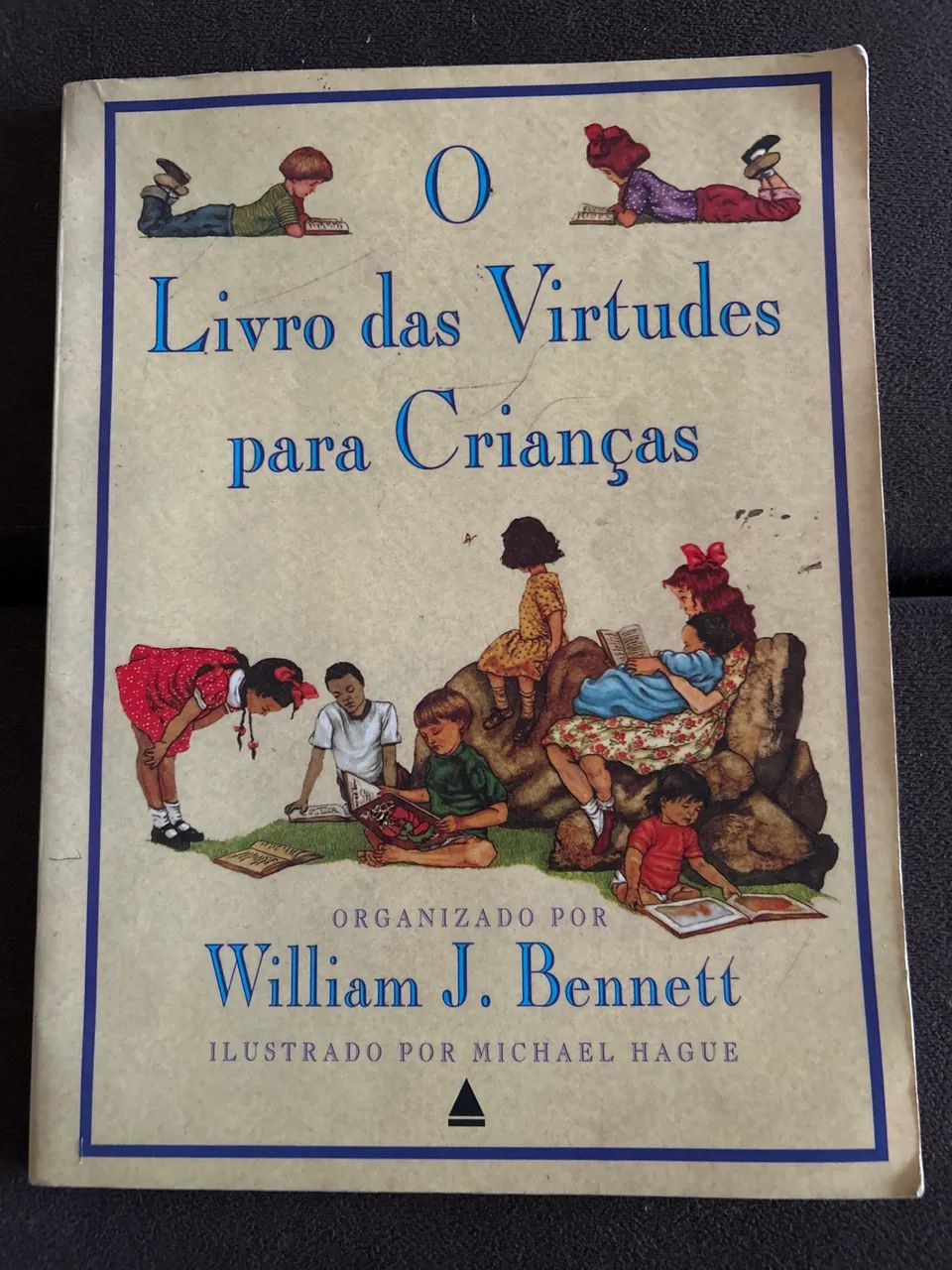 Livro das virtudes para crianças, usado e super conservado 