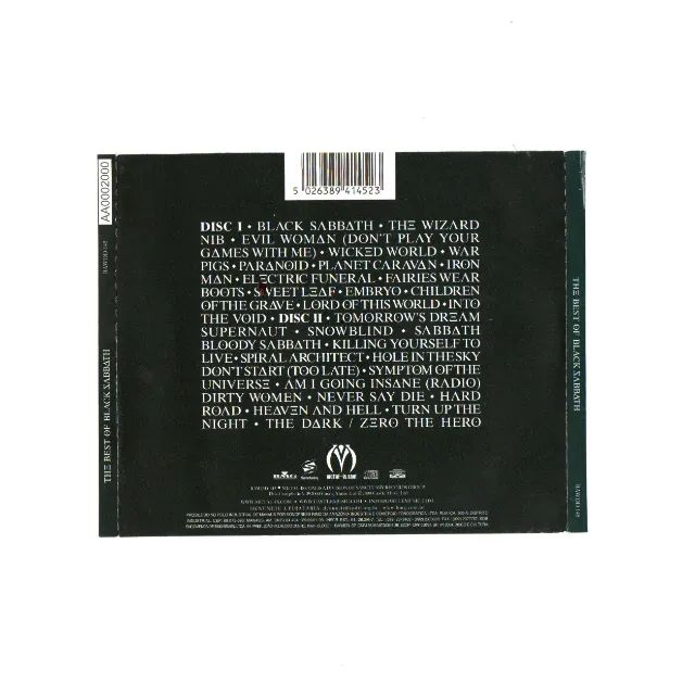 Black Sabbath- The Best of Black Sabbath- 2xCD- Coletânea- Original- Nacional- Usado *OBS* - Foto 4