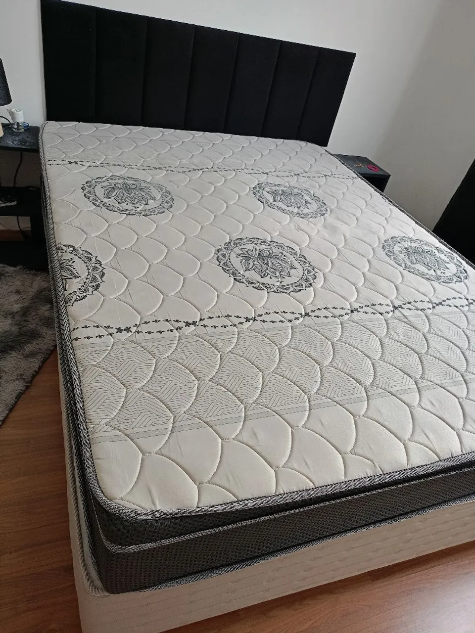Cama Box Casal com Colchão Ortopédico