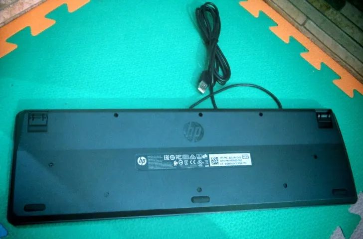 Teclado HP USB ABNT2 - Ótimo Estado, Silencioso, Confortável e Barato! - Foto 2