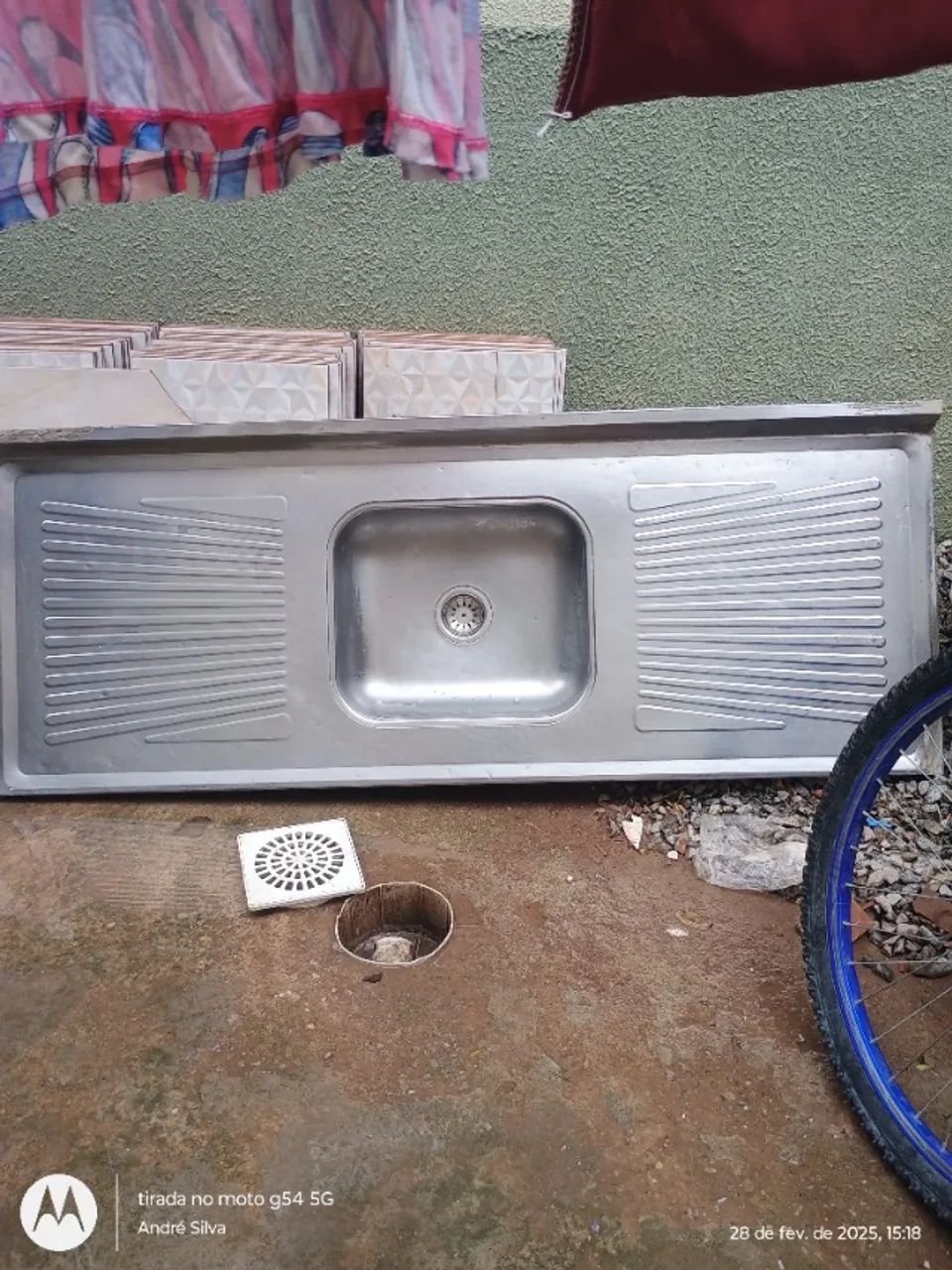 Vendo pia inox usada 1,40m - Foto 3