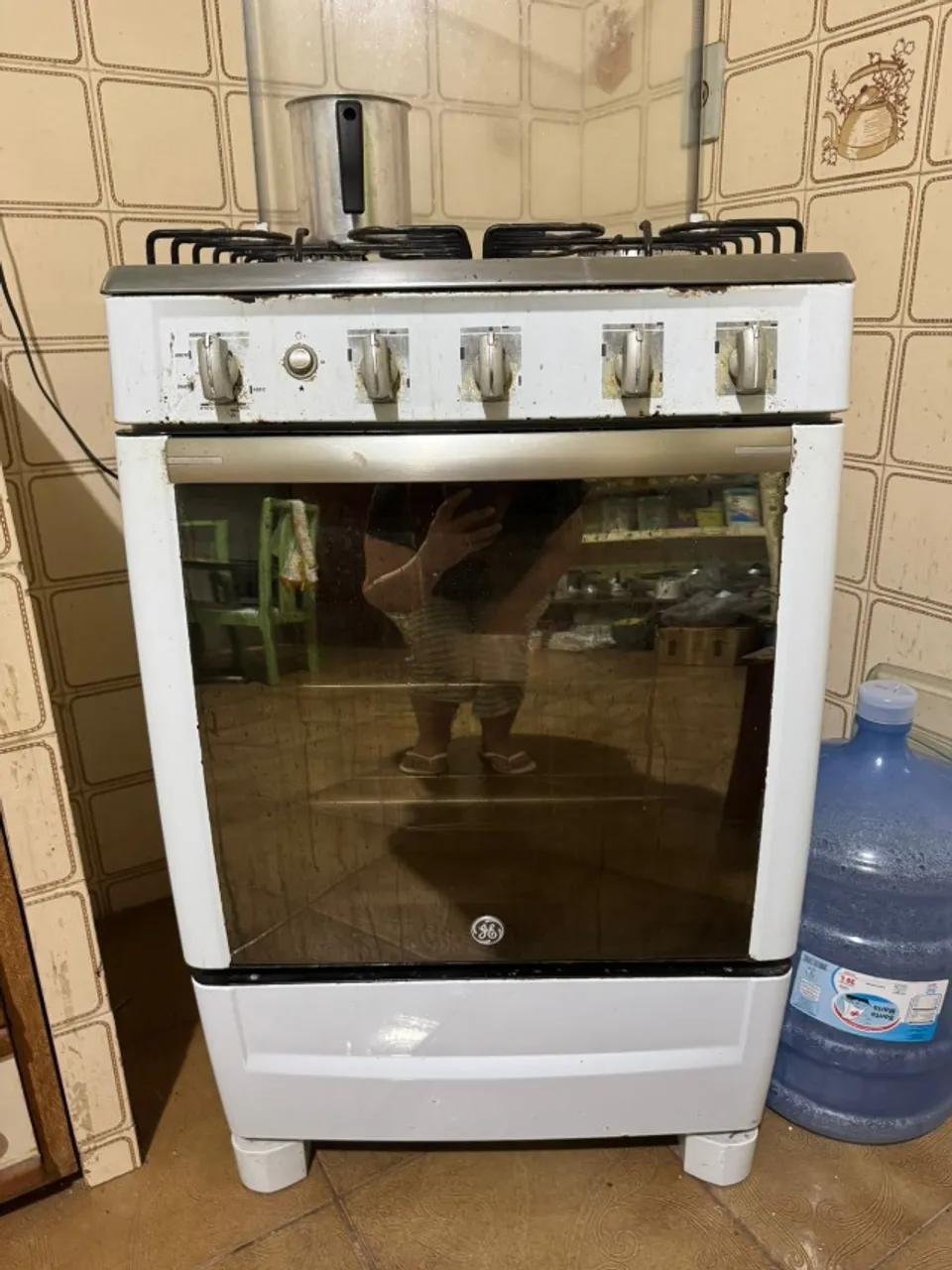 Fogão 4 Bocas GE com Forno - Funcionando Bem