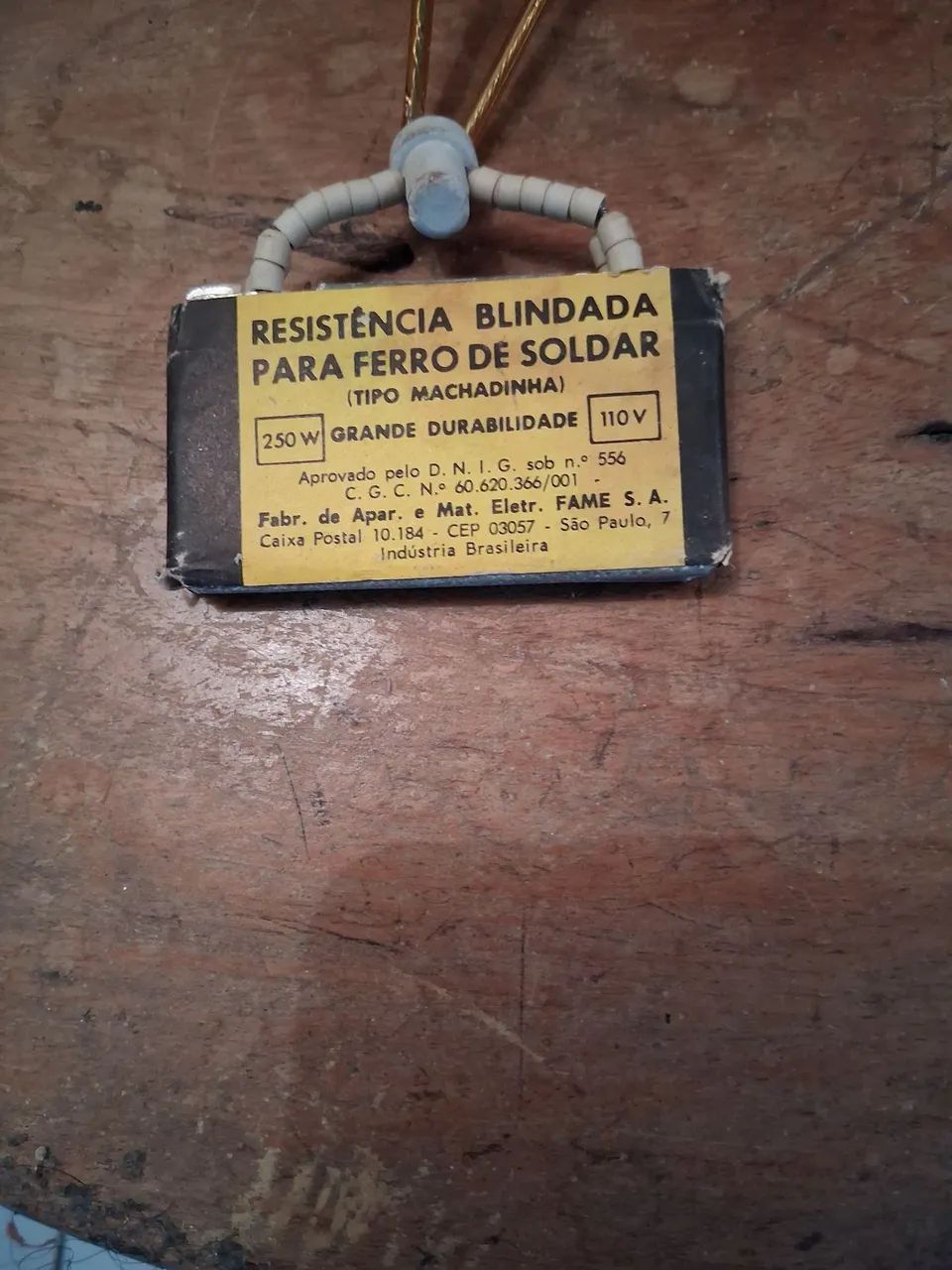 Resistência blindada Fame para ferro de solda