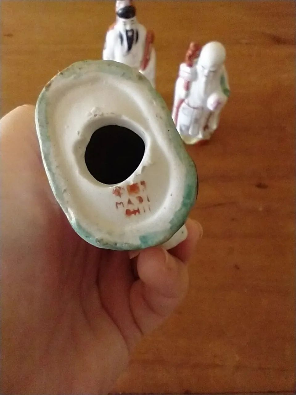 China, Trio de Deuses San Xing, Déc.80, Item de Coleção, Excelente estado - Foto 2