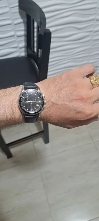 Relógio Masc. Hamilton Jazzmaster QUARTZO.  (SUÍÇO ORIGINAL)