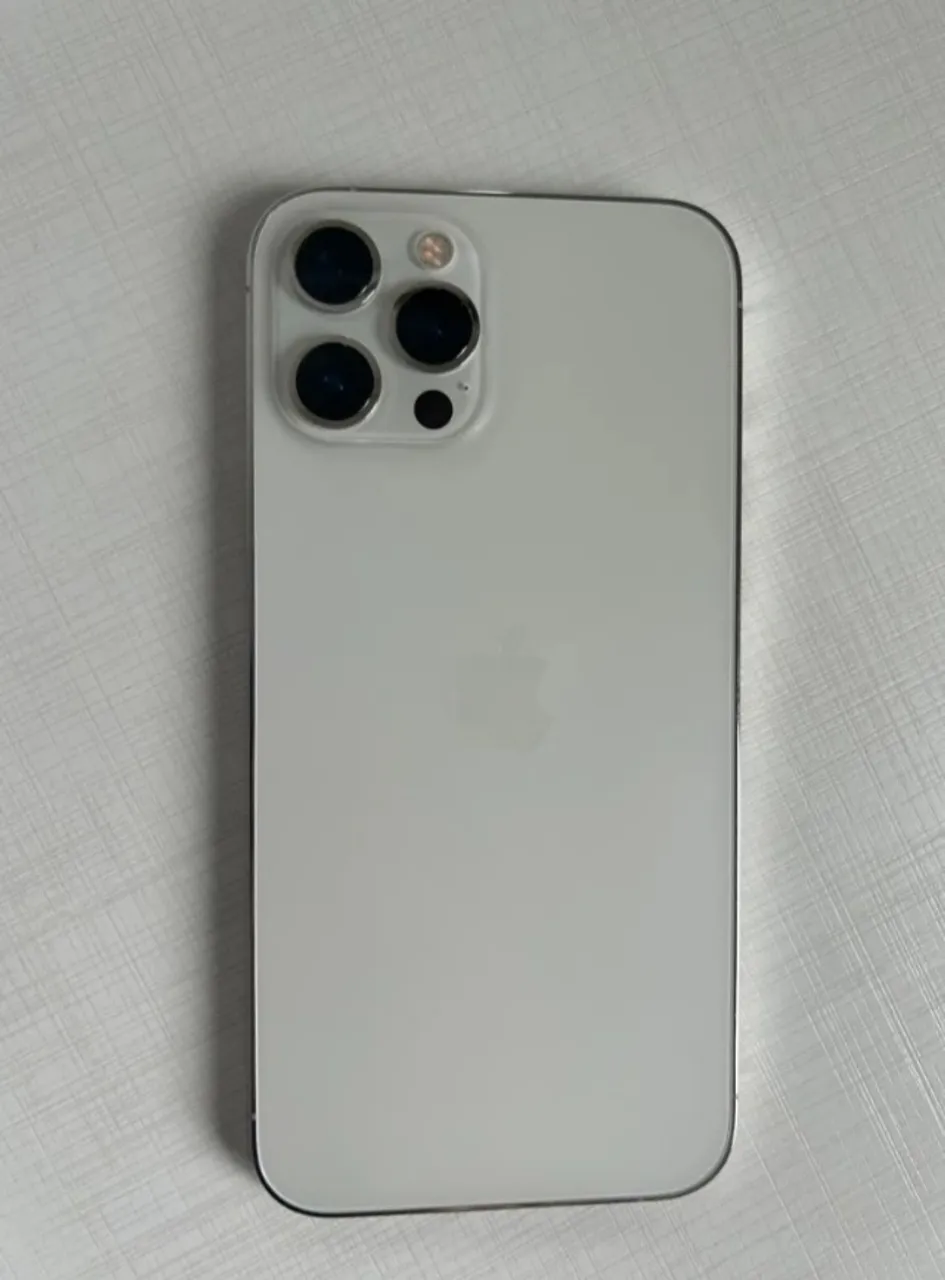 iPhone 12 pro Max branco 256GB único dono