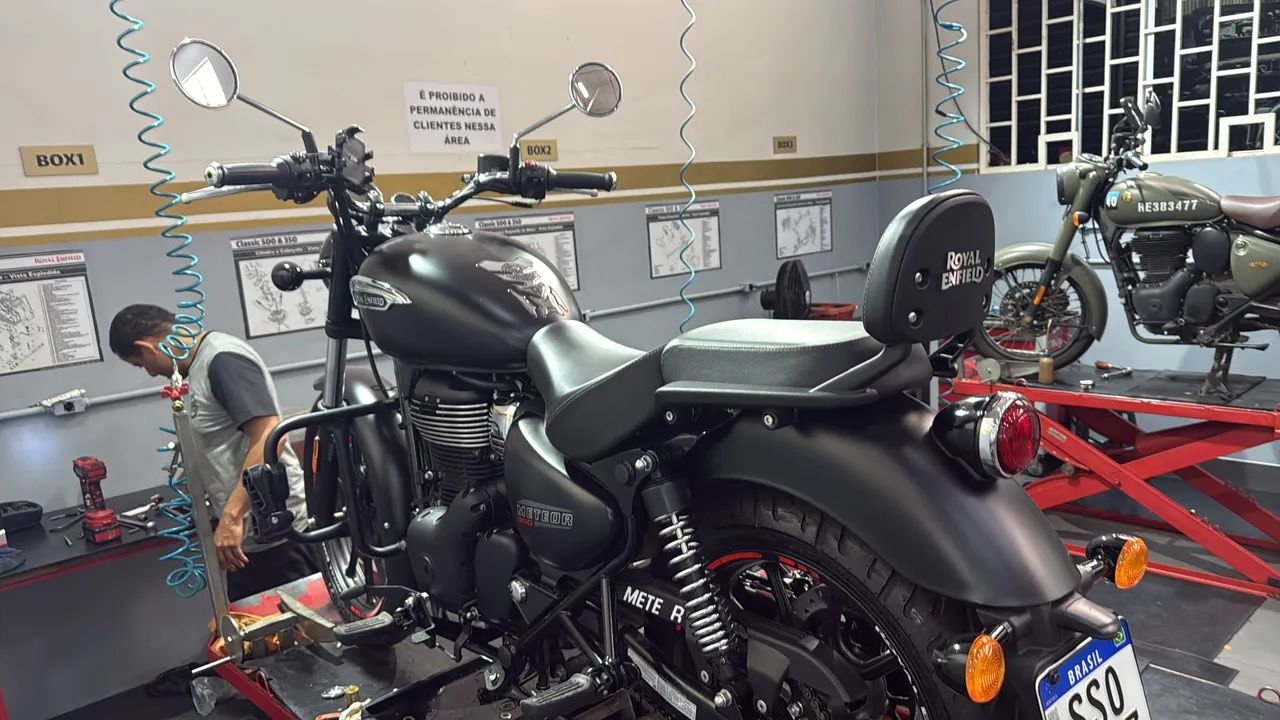 Super Meteor 350 Preta Impecável - Foto 3