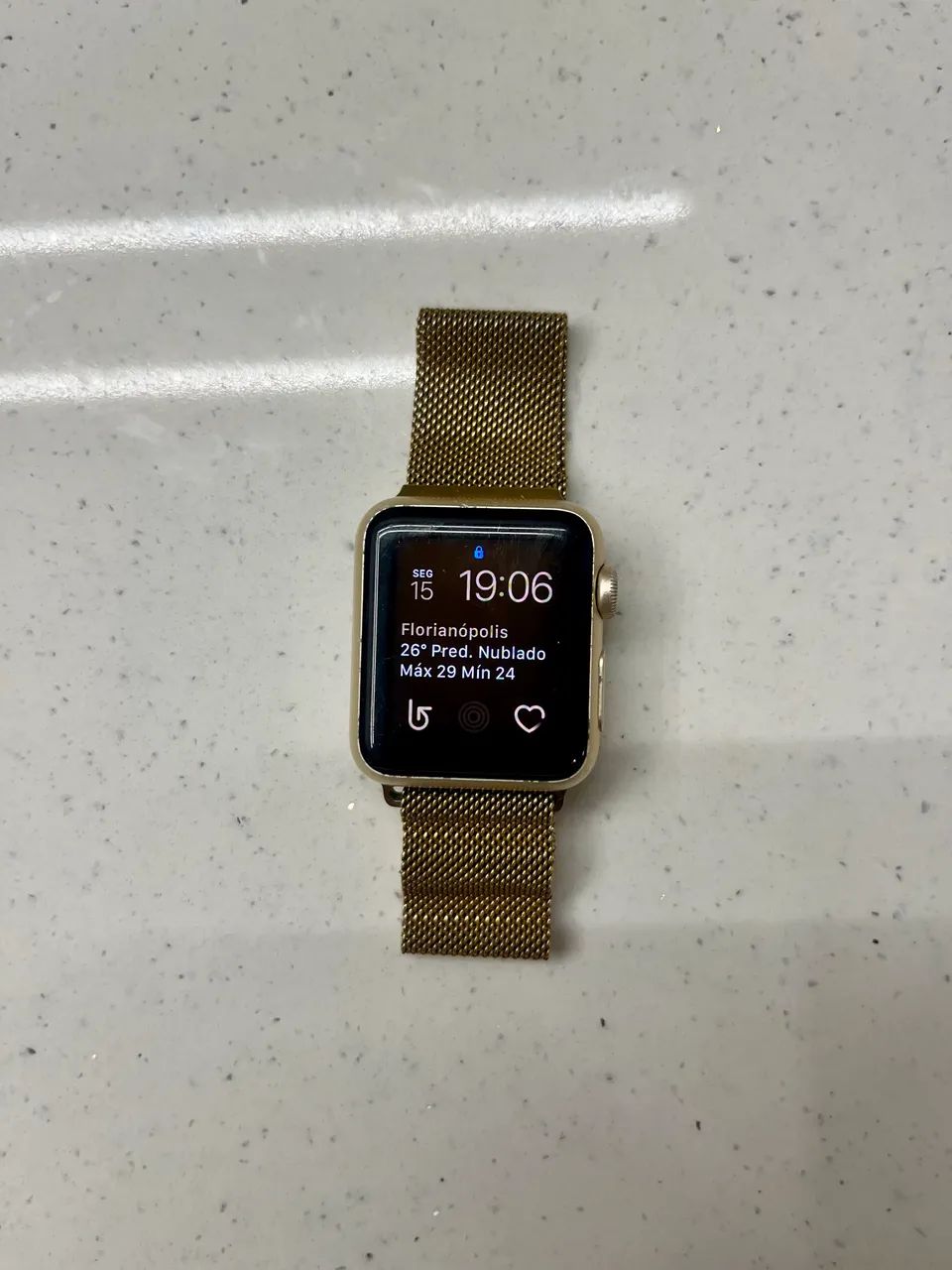 Apple Watch Série 1 - 38mm - Dourado - ORIGINAL  - Foto 5