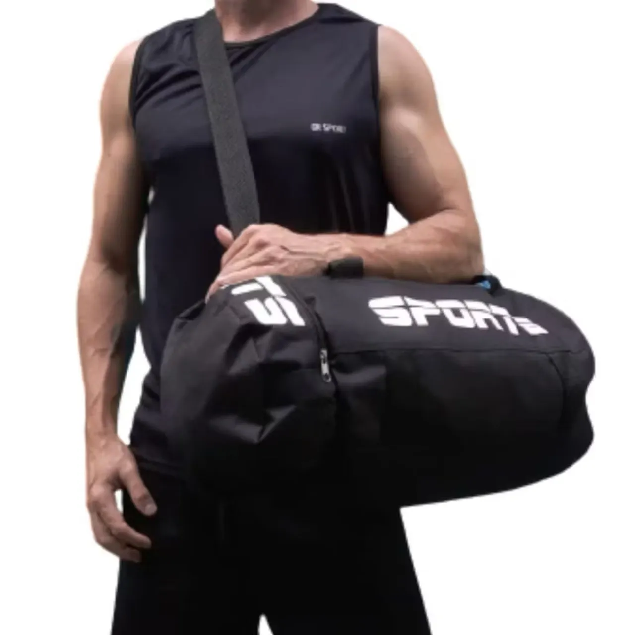 Bolsa de Esporte Preta com Alça NOVA R$ 60
