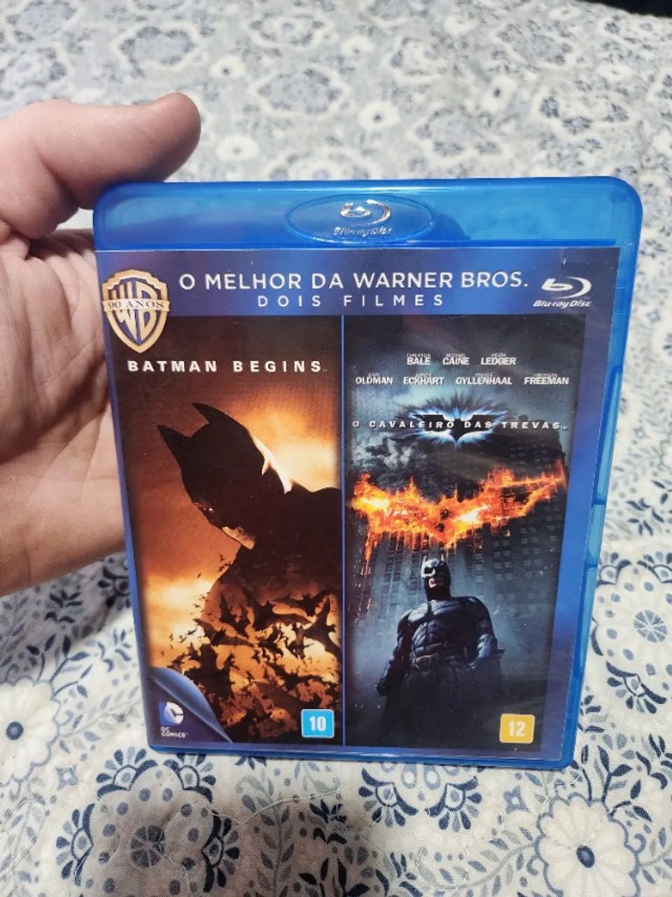 Dose Dupla - Batman Begins + O Cavaleiro Das Trevas - Blu-ray disc - Foto 2