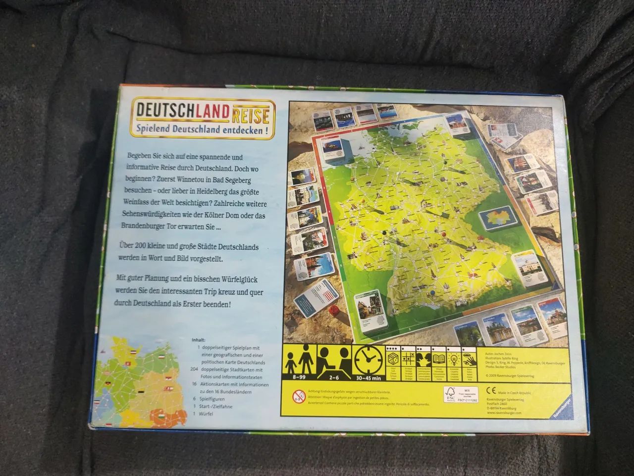 Jogo de tabuleiro Deustecheland em alemão - Foto 2