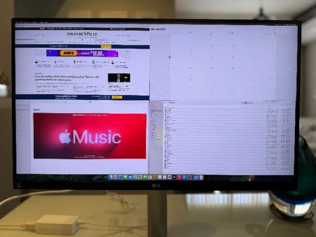 Monitor LG 27? 4K UHD 27UL650 - Ótimo estado + Nota Fiscal - Foto 2
