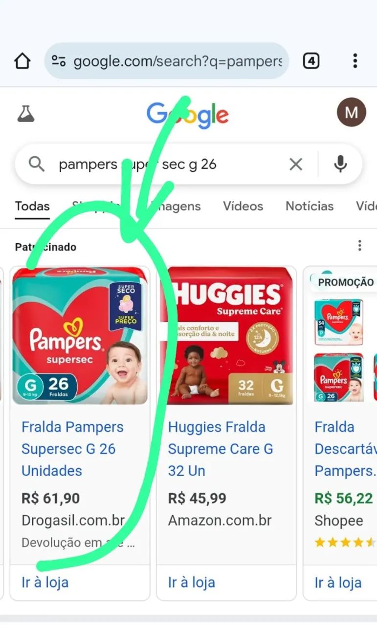 Fralda Pampers Supersec - Tam G - Foto 2