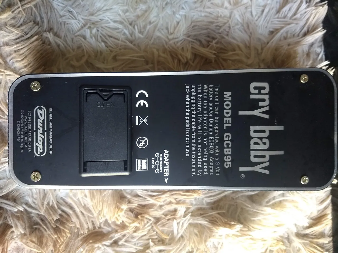 Pedal Cry Baby Gcb-95 Wah Wah Dunlop Guitarra