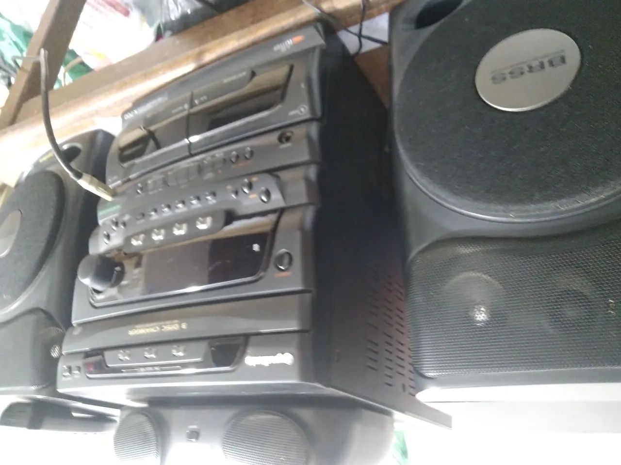 Som Gradiente K-700 com 3 CD Player e toca-fitas - Foto 2