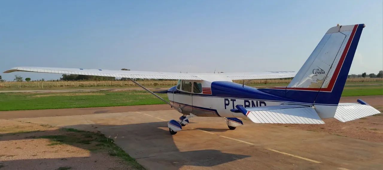 Avião Cessna 172B ano 1961 com motor de 145 HP, no MT - Foto 11