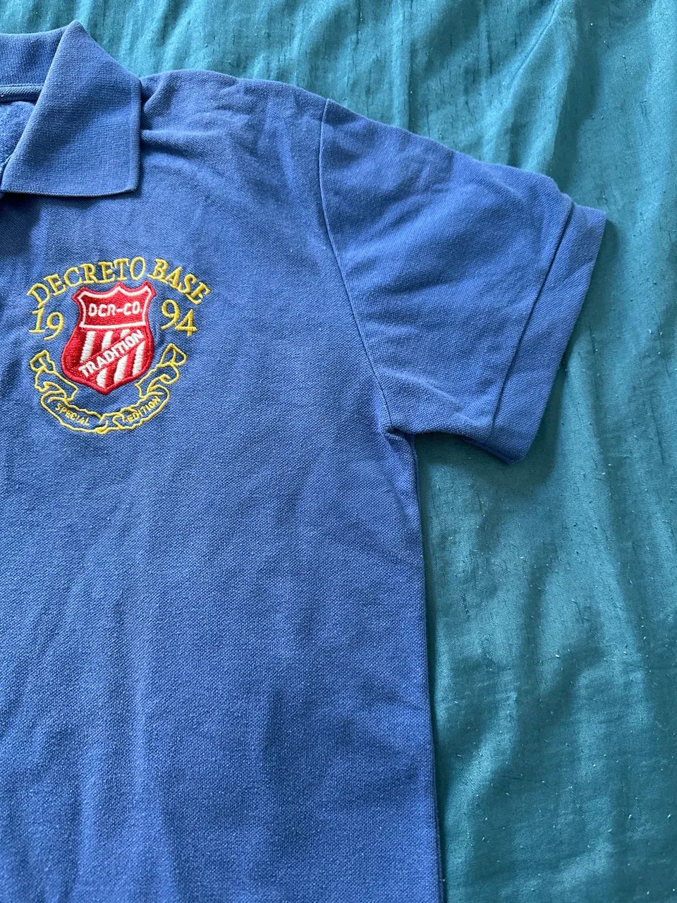 Camiseta polo TAM GR azul Decreto base  - Foto 3