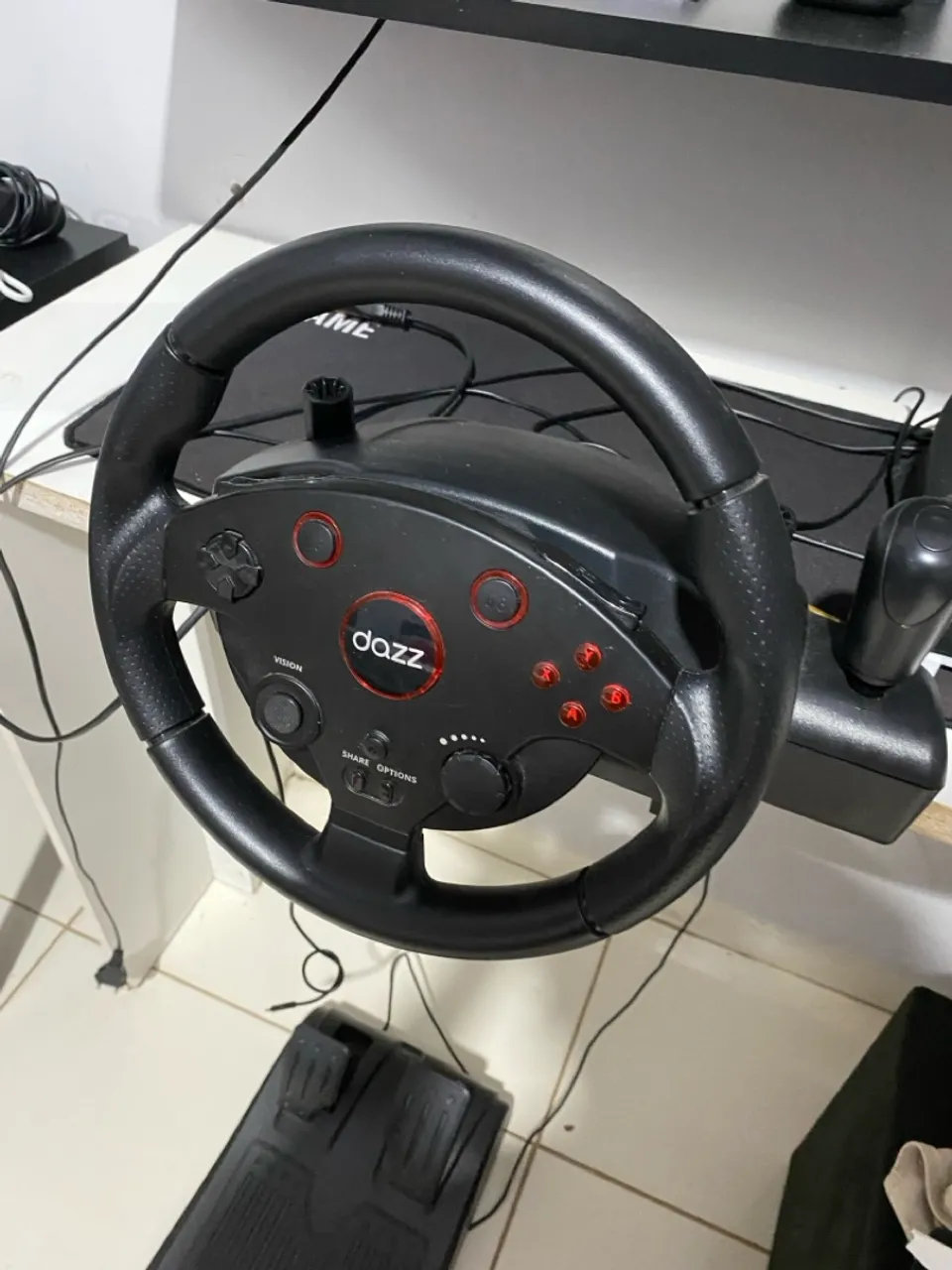 Volante Dazz para Games - Imersão Total!