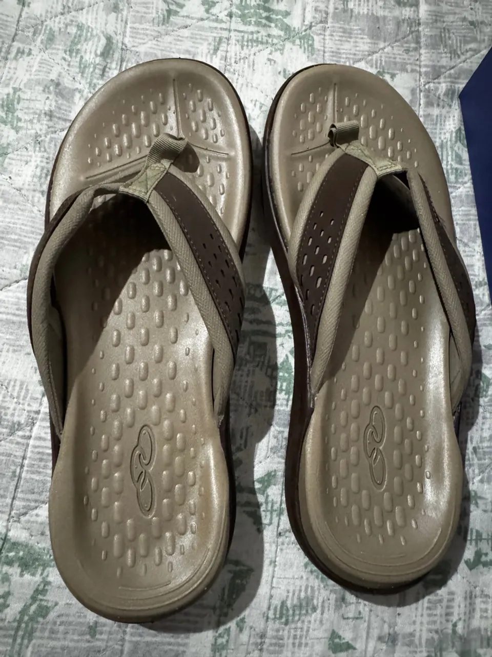 Chinelo Olympikus Conforto - Bege e Marrom