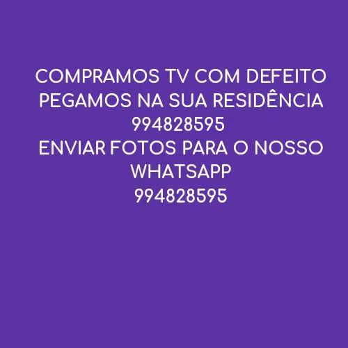 Compras de tv com defeito