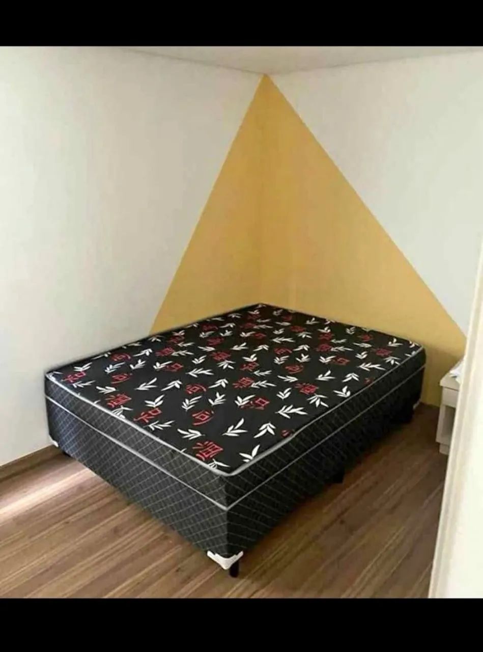 CAMA CASAL BOX CONJUGADA 20CM D33 COM MOLAS ENSACADAS  - Foto 2