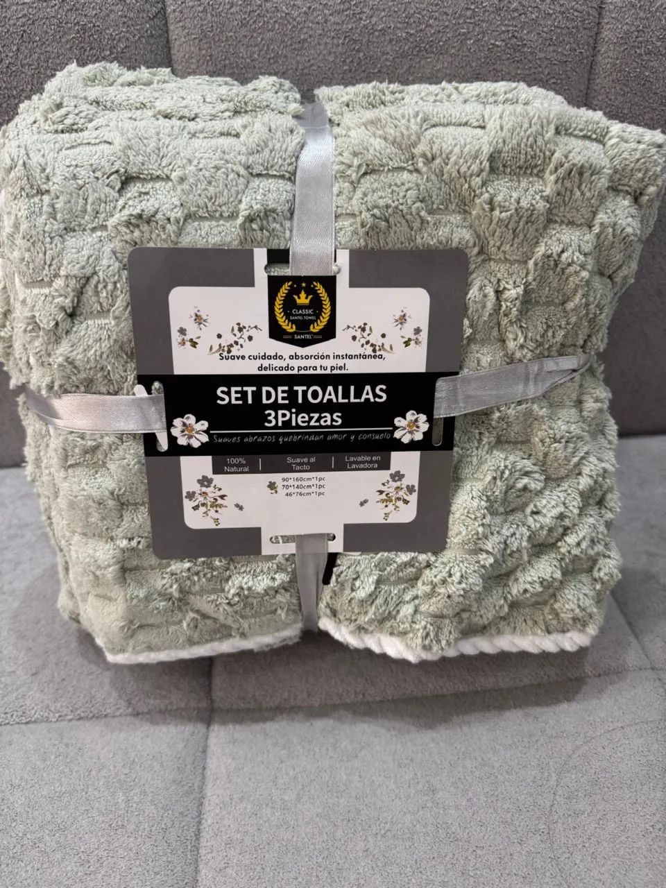 KIT 3 TOALHAS DE BANHO IMPORTADAS - Foto 5