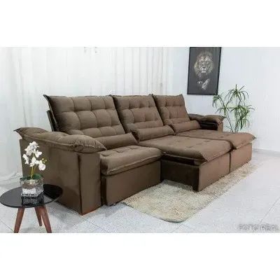sofa retratil e reclinavel de 320 cm  - Foto 5