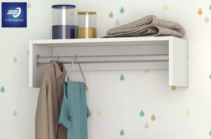 OFERTA Armário Aéreo Cabideiro Funcional 64364009563138121