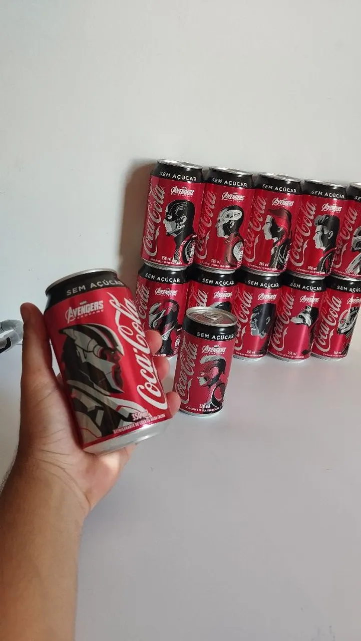Lata Coca-Cola Avengers Sem Açúcar - Edição Limitada