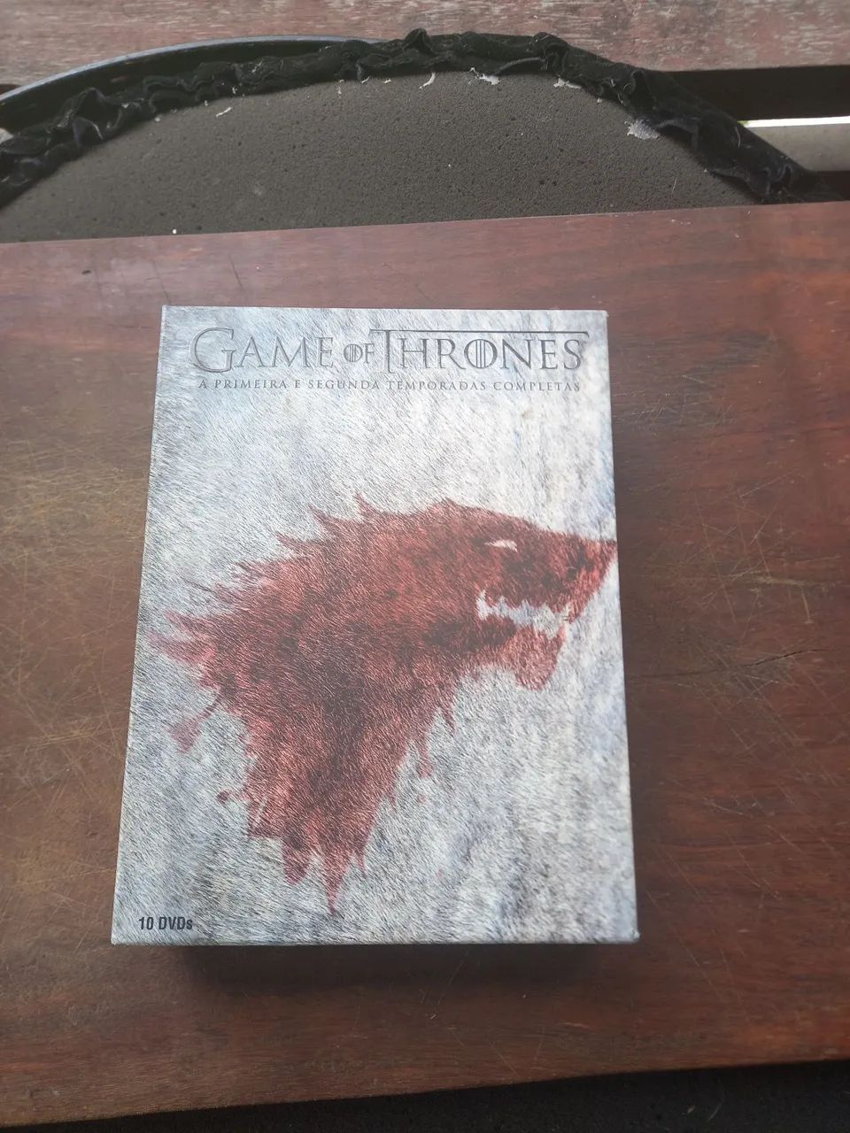 Box dvds GOT 1 e 2 temporadas 10 discos