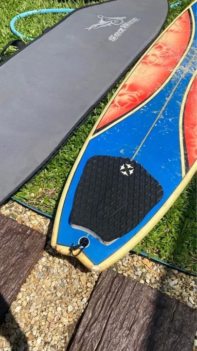 Prancha de Surfe Clássica com saco para prancha 6,6!  - Foto 6