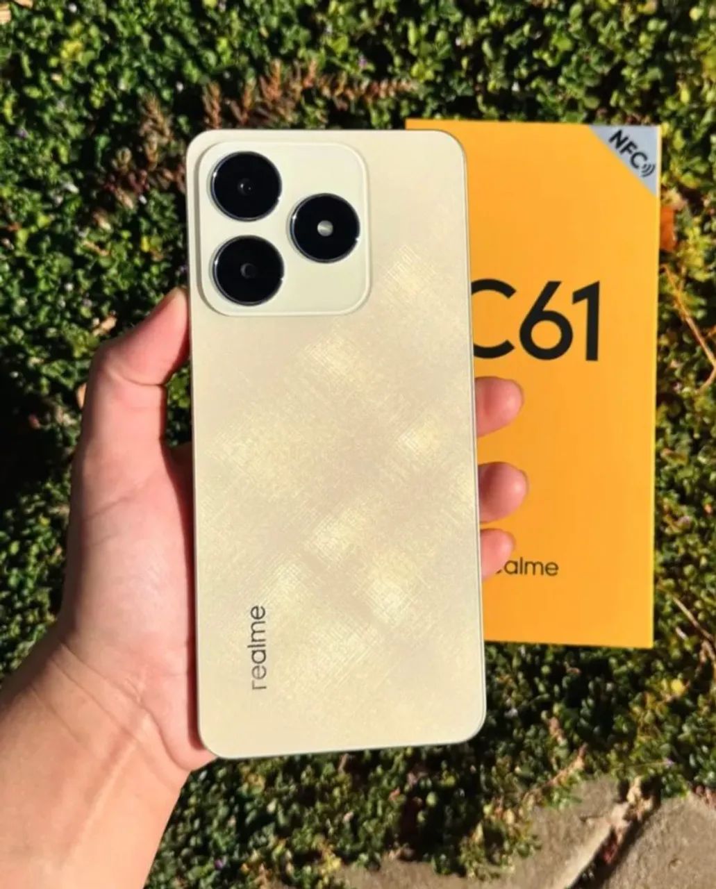 Celular Versão Global - Realme C61 - Gold - 256/8 Lacrado - NFC