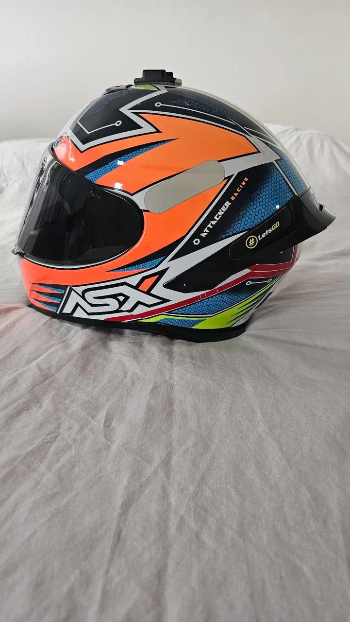 Capacete Axxis - ASX Eagle Racing Attacker [ USADO ] - Foto 2