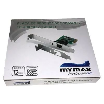 Placa de Rede 10/100/1000Mbps PCI Express Gigabit MYMAX - Foto 4