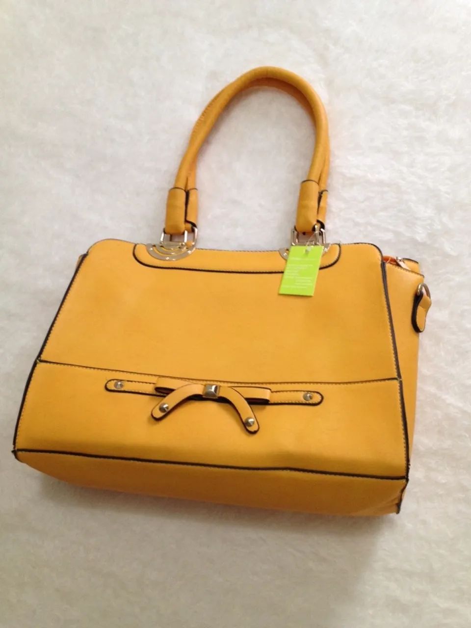 Bolsa Feminina Amarela Nova