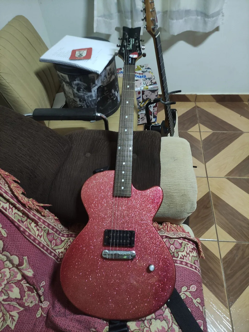 Deisy rock Vermelha Glitter