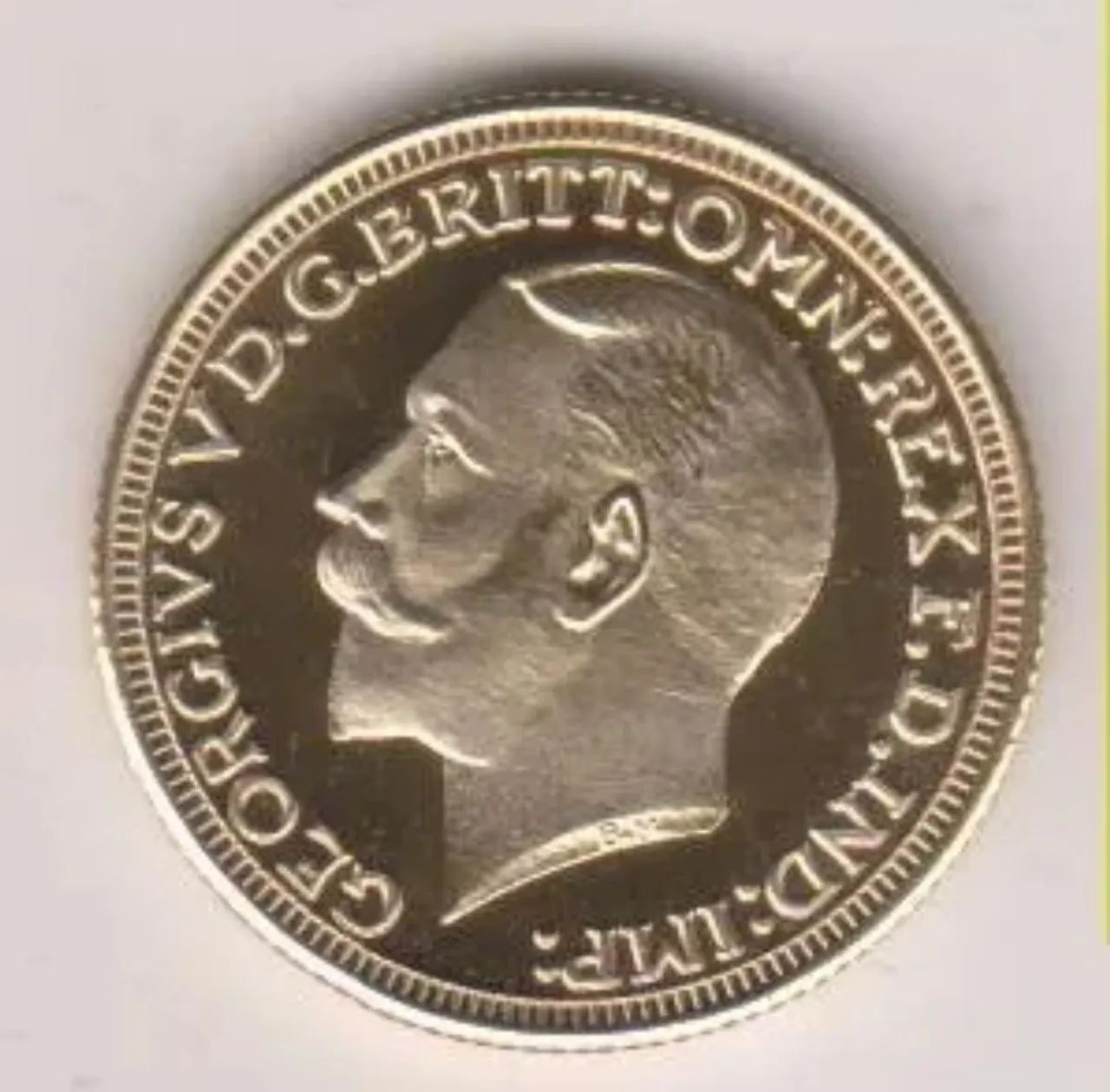 Medalha Libra Esterlina banhada (Inglaterra) - Foto 2