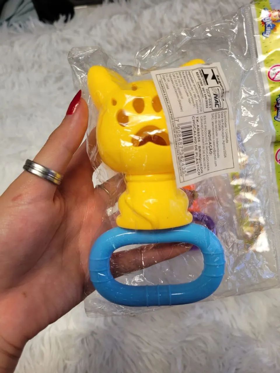 3 chocalhos para bebê  - Foto 4