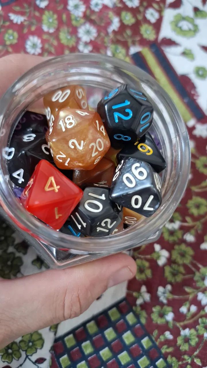 41 dados para jogos de RPG 