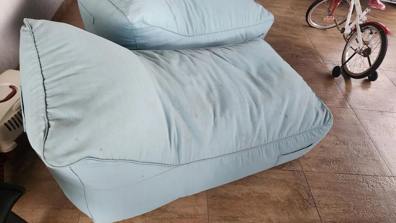 Puffs para área externa - azul claro - Foto 2