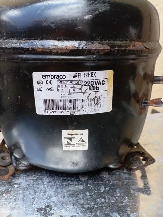 Compressor 1/3+ Embraco FI 12HBX 220V 60Hz