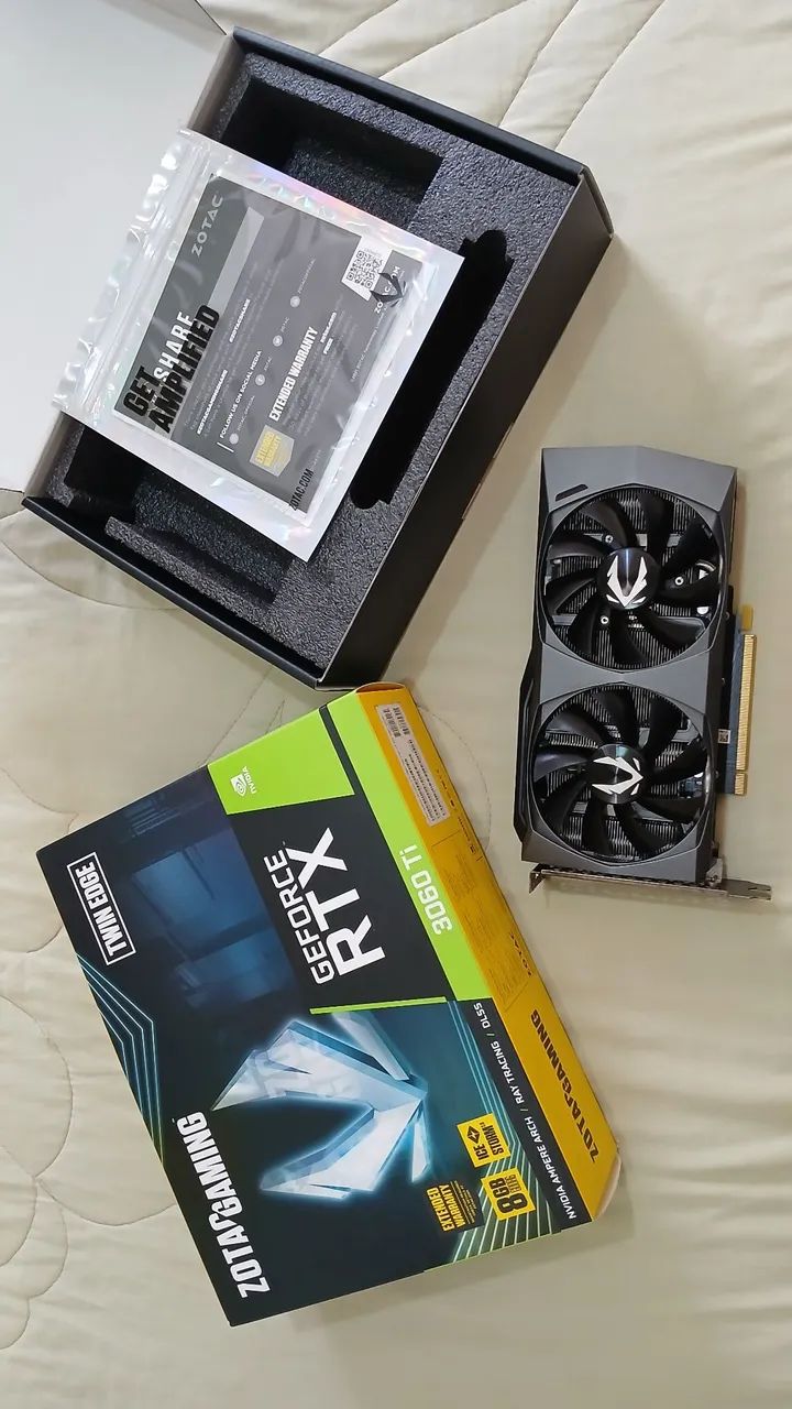 Placa de Vídeo Zotac GeForce RTX 3060 Ti 